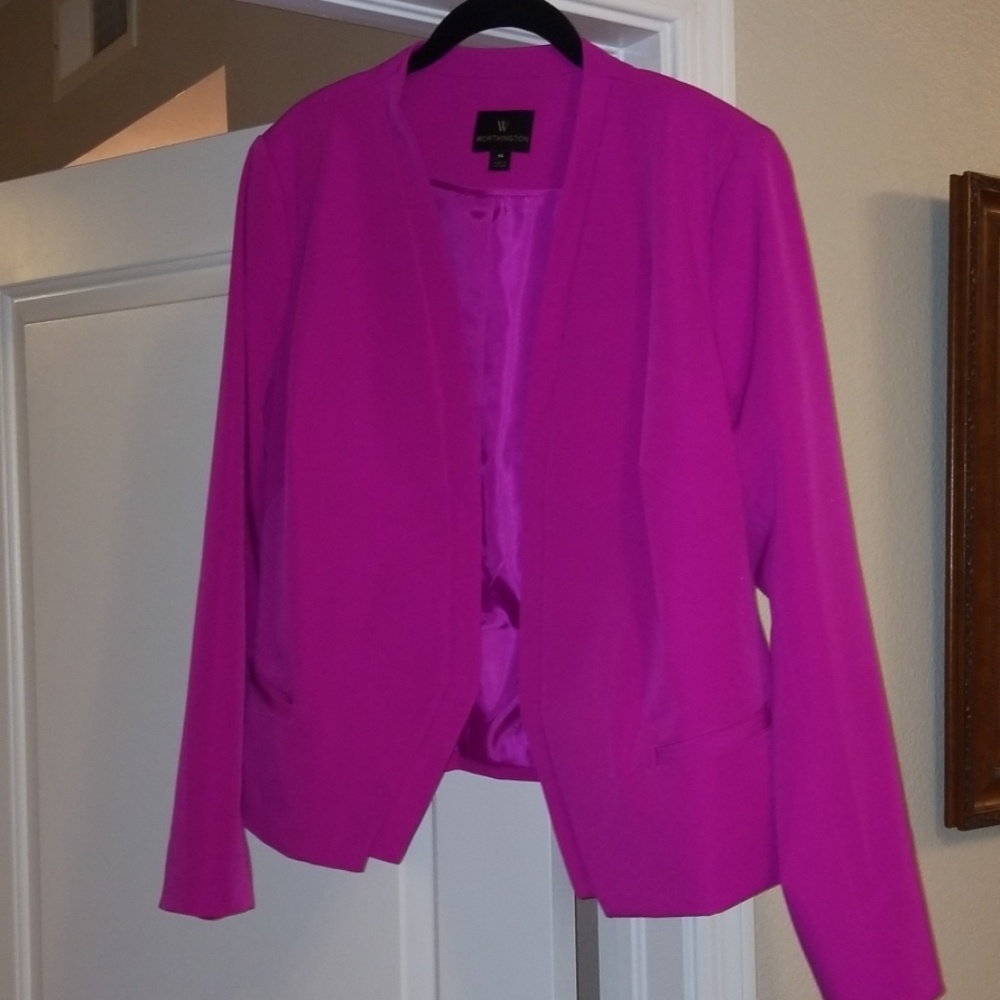 Women's Size 14 Magenta Blazer